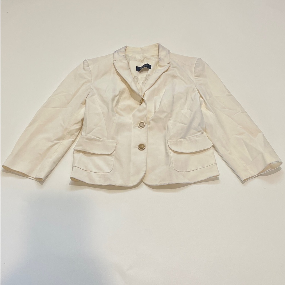 Piazza Sempione Chic Cream Blazer Jacket